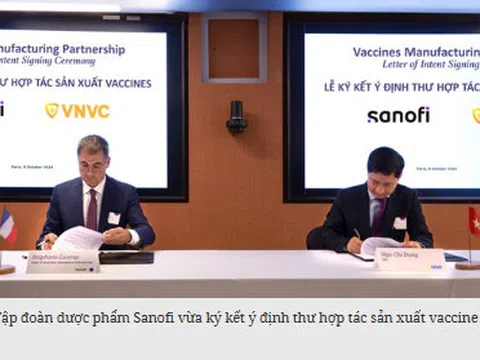 Hợp tác sản xuất vaccine tại Việt Nam