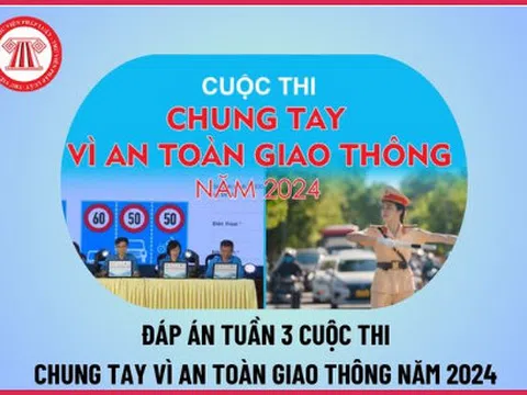 Kết quả tuần 3 Cuộc thi “Chung tay vì an toàn giao thông” năm 2024