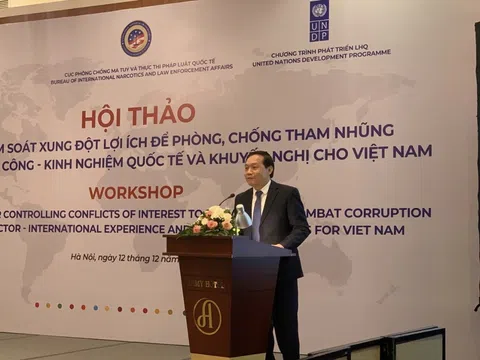 Nghiên cứu hoàn thiện cơ chế kiểm soát xung đột lợi ích nhằm phòng chống tham nhũng trong khu vực công theo các tiêu chuẩn và thông lệ quốc tế.