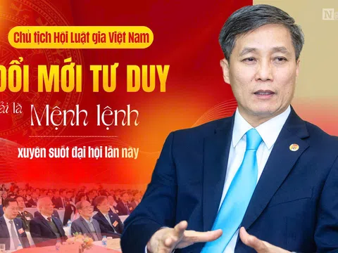 Chủ tịch Hội Luật gia Việt Nam: Đổi mới tư duy phải là mệnh lệnh xuyên xuất đại hội lần này