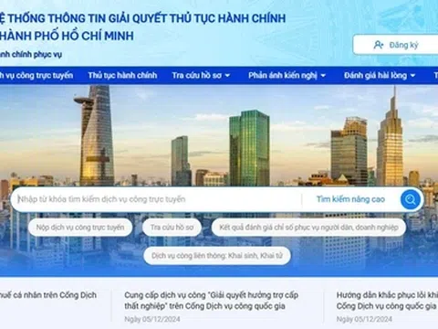 Tp.HCM đóng cổng dịch vụ công địa phương từ 1/7