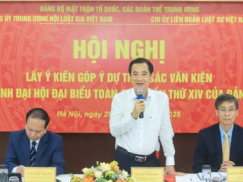 Phát huy dân chủ, trí tuệ của đội ngũ Luật gia, Luật sư góp ý hoàn thiện các dự thảo Văn kiện Đại hội XIV