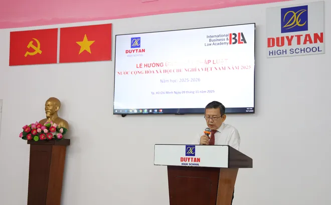 Chi hội Luật gia Viện IBLA phối hợp trường Duy Tân tổ chức Ngày hội Pháp luật Việt Nam 2025